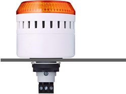 EDG 814 121 313 | Optique/Acoustique, 230 VAC, orange, LED, buzzer, montage sur panneau 