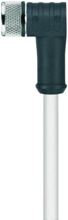 HT-SWKP4-2-HT-SWSP4/S2430 | M8/M8 kabel, 4p, female 90°/male 90°, 2 m, PTFE