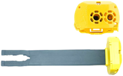 LNO-PYE15A-06F | CONLOX® capteur de phase pour fusible à couteau, avec fusible 6 A, broche longue