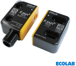 RRFID BASIC C S G C | RFID safety switch, actuator coded, M12 Connector, 22mm wide