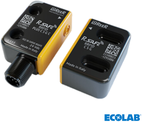 RRFID BASIC C S G C | RFID veiligheidsschakelaar, actuator gecodeerd, M12 Connector, 22mm breed