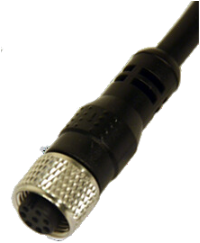 R-SAFE CFM 8P 3 | M12 verbindingskabel, 8-polig, 0°, male/female, 3 m, pvc